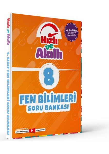 LGS 8. Sınıf Hızlı ve Akıllı Fen Bilimleri Soru Bankası