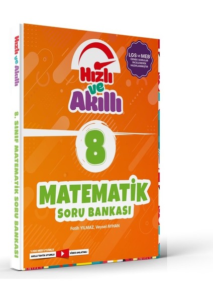 LGS 8. Sınıf Hızlı ve Akıllı Matematik Soru Bankası