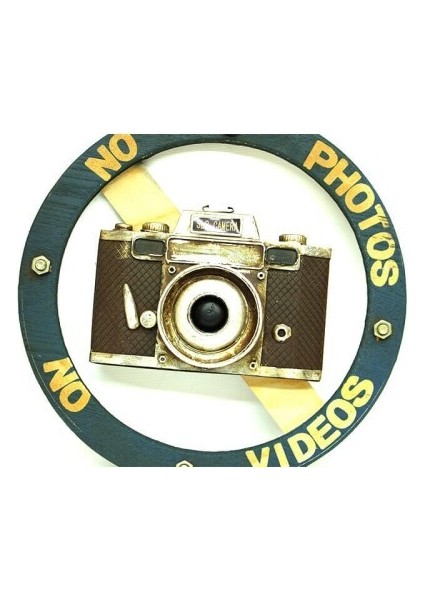 No Photos No Videos Uyarı Levhası