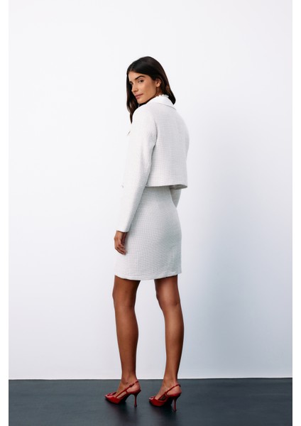 Aksesuar Detaylı Tüvit Ceket - Taş indirimleri