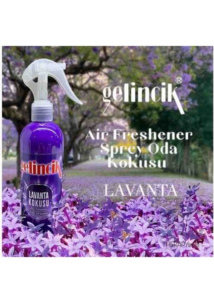 Oda ve Ortam Kokusu - Lavanta Kokusu - 350 ml (Lavander Breeze Air Freshener)