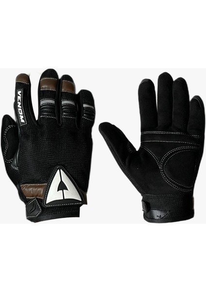 Vn-900 Cafe Racer Motosiklet Eldiveni Kahverengi