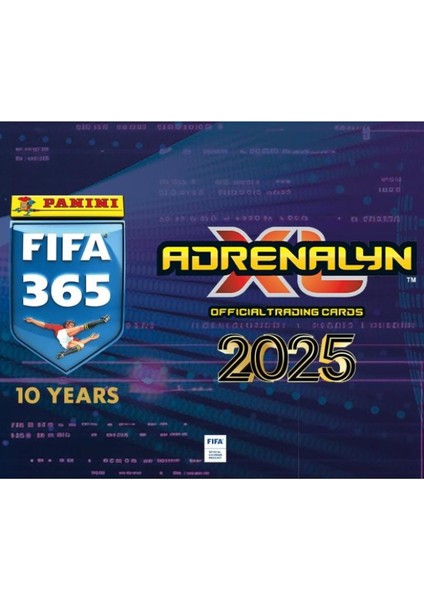 Fifa 365 Adrenalynxl 2025 Booster Trading Card 5'li Paket Seti (5 Pakette 30 Kart)