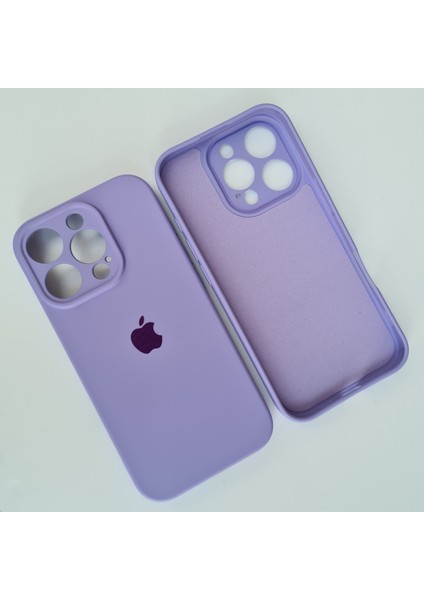 Apple iPhone 16 Pro Kamera Korumalı Içi Kadife Lansman Silikon Kılıf