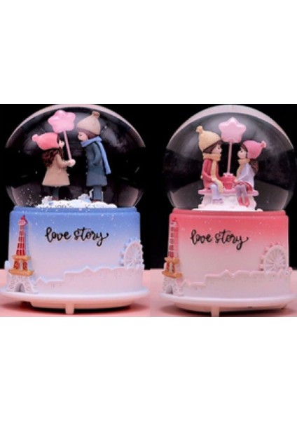 Aşk Hikayesi Kar Küresi Orta Boy