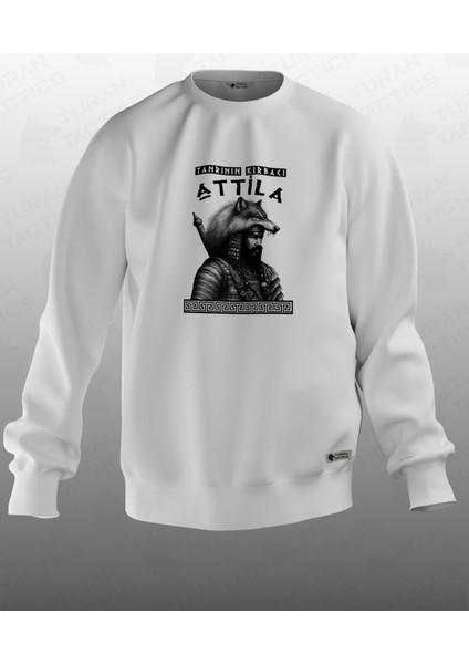 Tanrının Kırbacı Attila Tasarımlı Unisex Sweatshirt