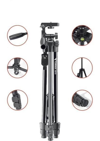 8810 Profesyonel 360 Derece Çok Amaçlı 1.2 m Tripod