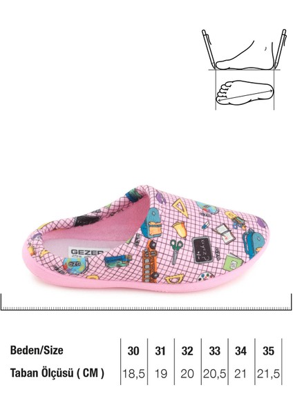 Kız Çocuk Kışlık Rahat Taban Ev Bahçe Gondol Terlik fiyatları