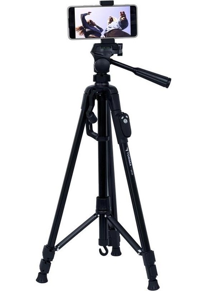 8830 Profesyonel 1.2 m Su Terazili Kumandalı Tripod