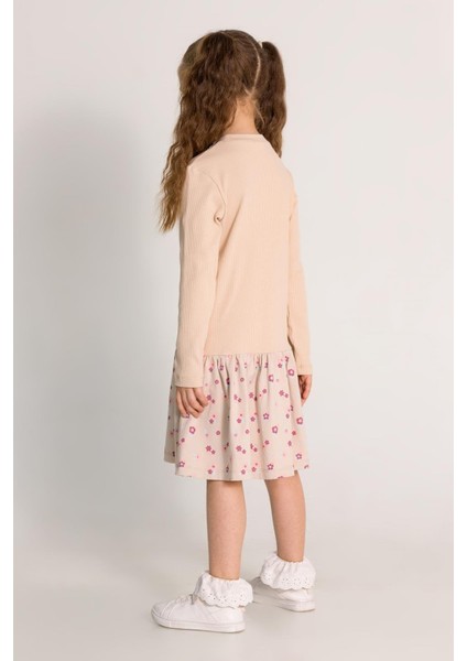 Kız Çocuk Kaşkorse Çiçekli Elbise fiyatları