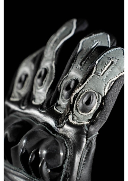 Vn-9021 Korumalı Deri Motosiklet Eldiveni Gri modelleri