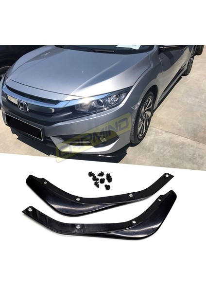 Honda Civic Fc5 Uyumlu Ön Tampon Altı Flap 2016-2019
