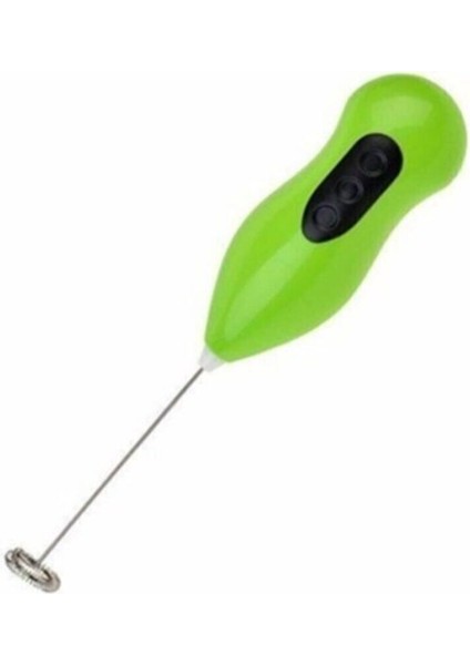 Pilli Mini Mixer Kahve Süt Köpürtücü Karıştırıcı Cappuccino Mixer