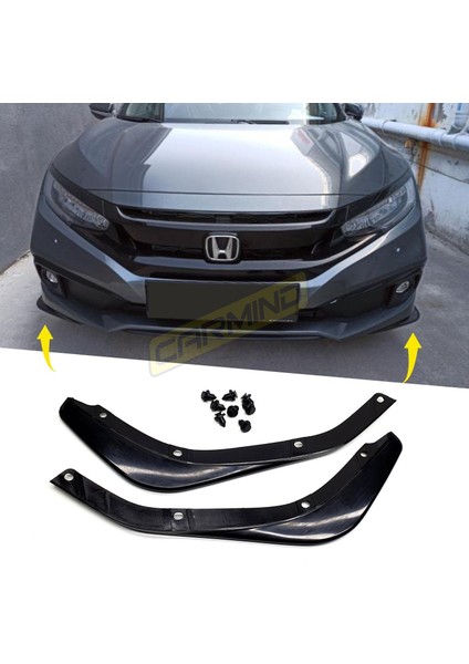 Honda Civic Fc5 Ön ve Arka Tampon Altı Flap 2016-2019