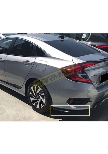 Honda Civic Fc5 Ön ve Arka Tampon Altı Flap 2016-2019