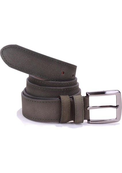 DMK26-464DG Haki 4 cm Deri Erkek Kemer fiyatları