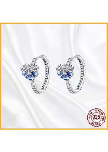 Mavi Kelebek Zirkon Taşlı Küpeler fiyatları
