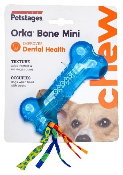 Mini Orka Bone Kemik Şeklinde Köpek Çiğneme Oyuncağı