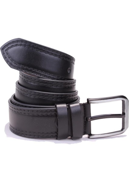 DMK26-455 Siyah 4.5 cm Suni Deri Erkek Kemer fiyatları