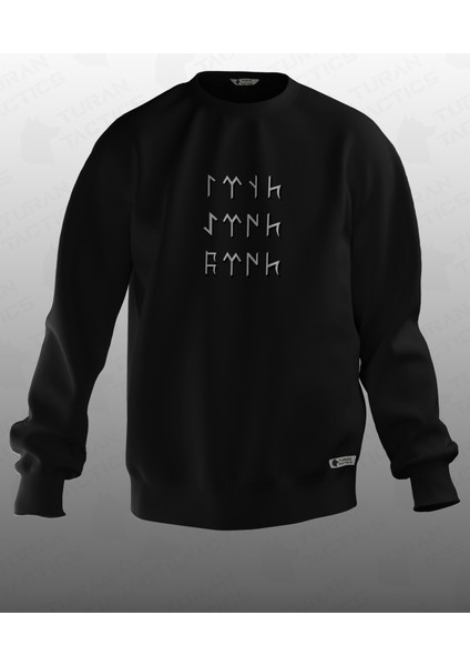 Bahadır (Savaşçı) Tasarımlı Unisex Sweatshirt