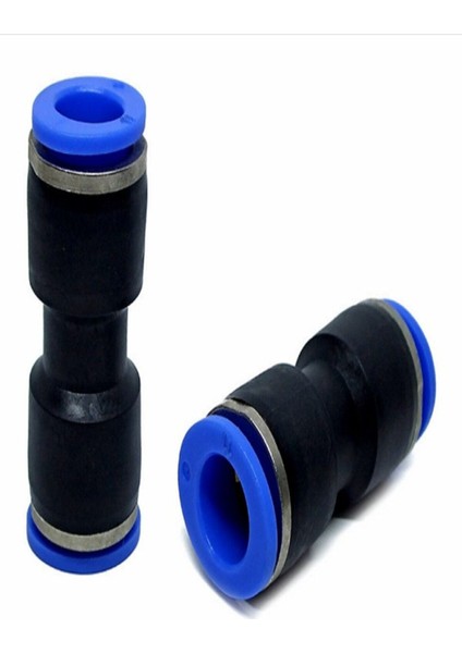 Pnömatik Silindir Bağlantı Elemanları 10MM-10MM Nipel Düz PU10 - Pu EPU10 5 adet fiyatları