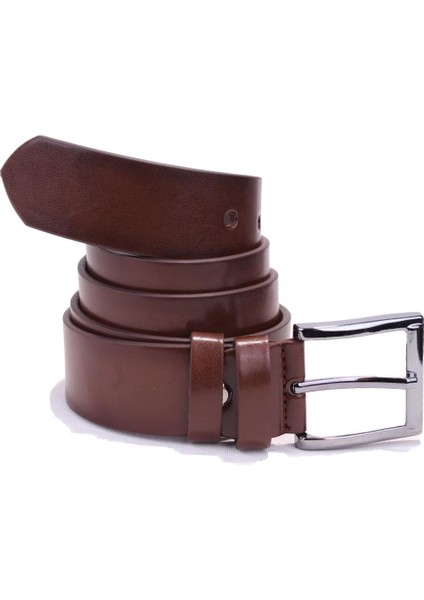 DMK26-456 Taba 4.5 cm Suni Deri Erkek Kemer fırsatları