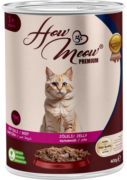 12 Adet Jöleli Yetişkin Kedi Yaş Maması Biftekli fiyatları