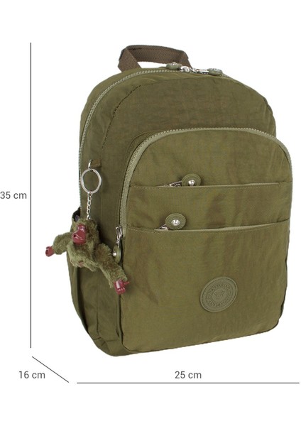 8806 Unisex Klinkır Kumaş Sırt Çantası