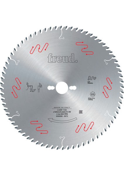 LU2B 0500 Elmas Daire 250X48 GENEL Ahşap Kesim