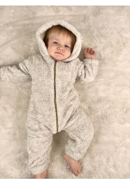 Welsoft Peluş Unisex Fermuarlı Kışlık Bebek Uyku Tulumu Bebek Tulumu Çocuk Tulumu Çocuk Kostümü modelleri