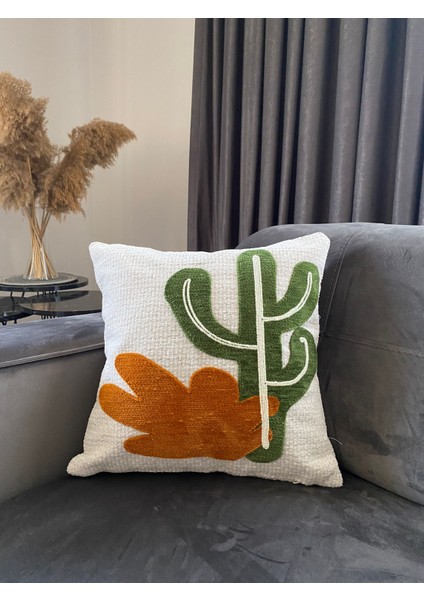Cisimo Home Punch Nakışlı Kırlent Kılıfı
