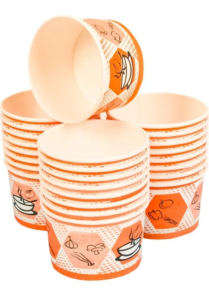 Kapaklı Karton Çorba Kasesi 16 Oz Kullan At