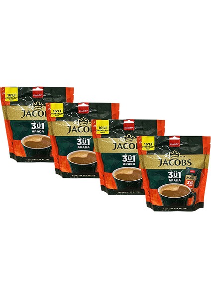 3ü1 Arada 16'lı Avantajlı Paket x 4