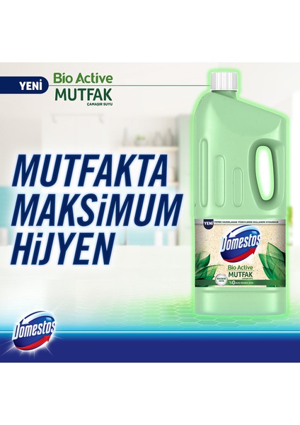 Bio Active Çamaşır Suyu Mutfak Maksimum Hijyen 1850 ml