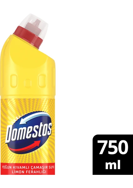 Yoğun Kıvamlı Çamaşır Suyu Limon Ferahlığı 750 ml