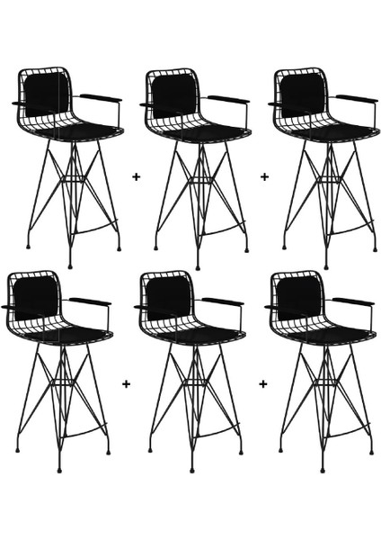 Knsz Masa Sandalye Takımı HEM105ZENGIN Crdsyh 130*070 6 Sandalye Syhsyh Kolçaklı Sırt Minderli modelleri