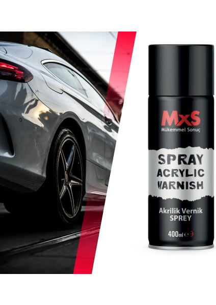 Araba-Motor-Jant Özel Yapım Vernik Sprey Boya 400 ml Boya Koruma-Parlaklık