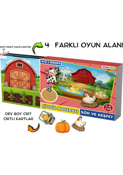 Cırt Cırtlı Çiftlik Macerası Sök ve Keşfet fiyatları