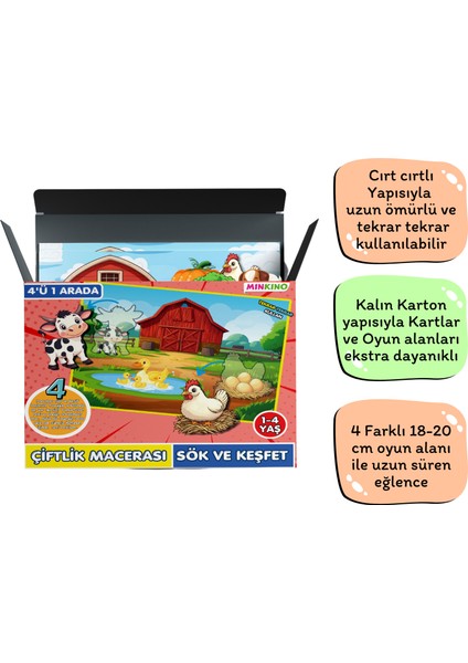 Cırt Cırtlı Çiftlik Macerası Sök ve Keşfet indirimleri