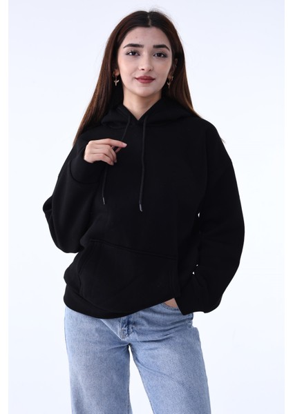 Kadın Oversize Kışlık Kalın Sweatshirt indirimleri
