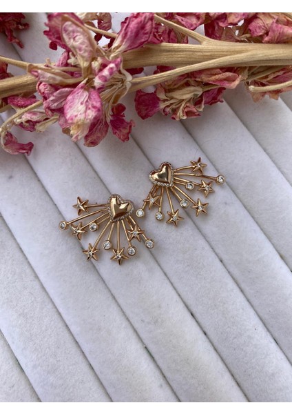 Mia Takı Çelik Starz Küpe