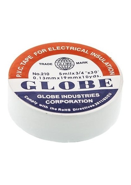 19MM Pvc Elektrik Izole Bant Beyaz Izolasyon Bandı 5 Mil x 3/4 x 30 0.13MM X19MM x 10 Yds. fiyatları