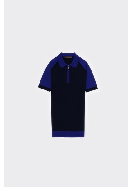 Fermuarlı Polo Yaka Kısa Kol Erkek T-Shirt fiyatları