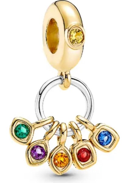 Marvels The Avengers Infınıty Stones Yaşam Sallantılı Charm 925 Ayar Gümüş fiyatları