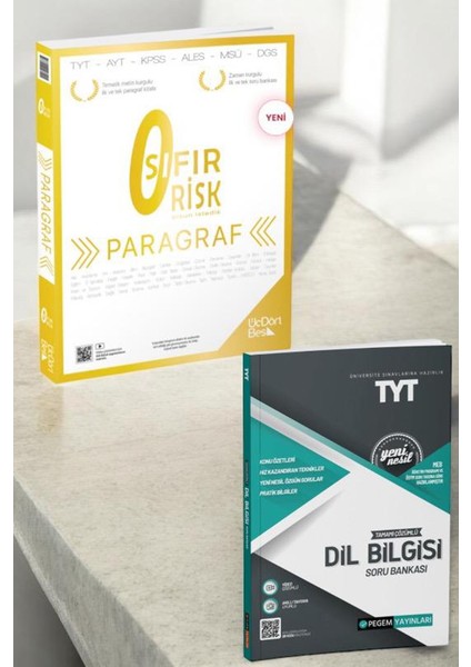 345 Paragraf Sıfır Risk 2025 Model Üç Dört Beş - Pegem TYT Tamamı Çözümlü Dil Bilgisi Soru Bankası
