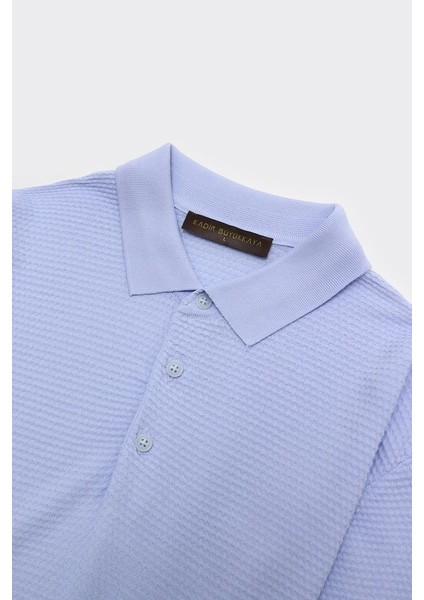 Düğmeli Polo Yaka Kısa Kol Erkek T-Shirt