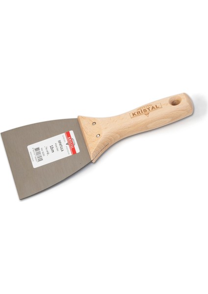 Ispatula 10 cm Ahşap Saplı - Inox (24) 36656