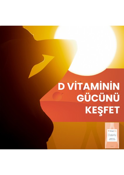 D3&K2 Vitamin D3 ve Vitamin K2 İçeren Takviye Edici Gıda 20 ml