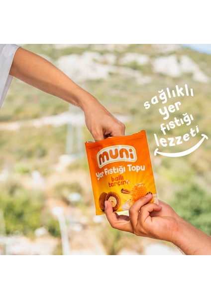 Ballı Tarçınlı Yer Fıstığı Topu, 80 gr x 6 Adet