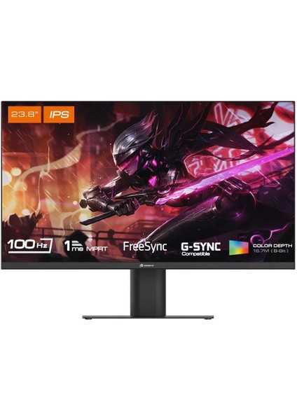 Gamebooster GB-2413FF 23.8'' 100Hz 1ms HDMI Dp Freesync Gsync Fhd IPS Gaming Monitör